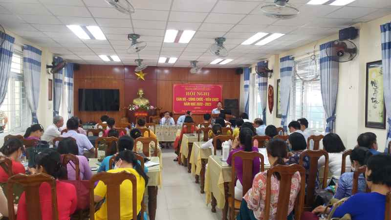 HỘI NGHI VIÊN CHỨC - CÔNG CHỨC - NGƯỜI LAO ĐỘNG NĂM HỌC 2022-2023