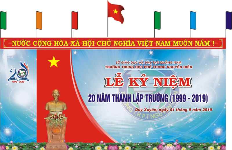 SƠ ĐỒ TỔ CHỨC LỄ KỶ NIỆM 20 NĂM THÀNH LẬP TRƯỜNG